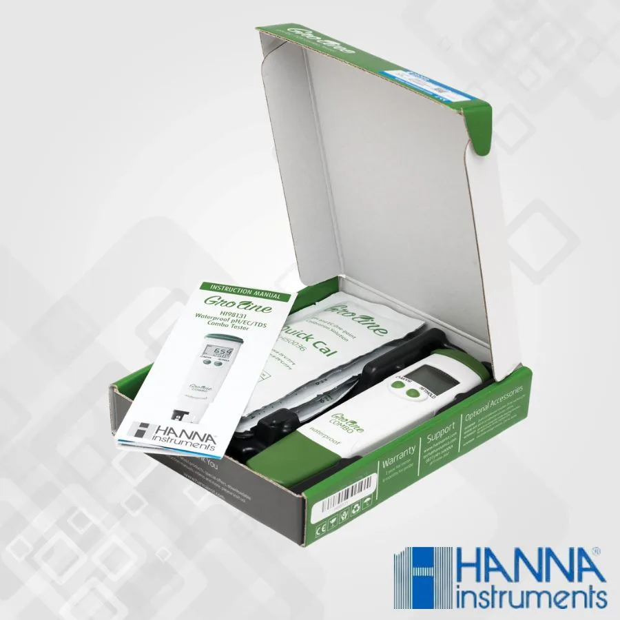 HANNA HI98131 GroLine Hydroponic Waterproof Pocket Tester