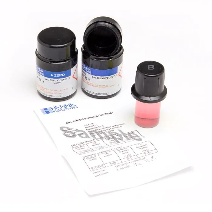 Hanna HI97750-11 Potassium CAL Check Standards set standar kalibrasi potassium hanna instruments hi97750-11 cal check