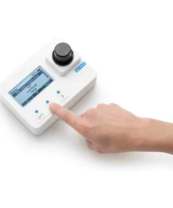 Ilustrasi pengoperasian HI97757 ozone photometer air portable