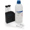 Paket Hanna HI38054 Ozone Test Kit lengkap dengan reagen DPD dan piringan pembanding warna akurat.
