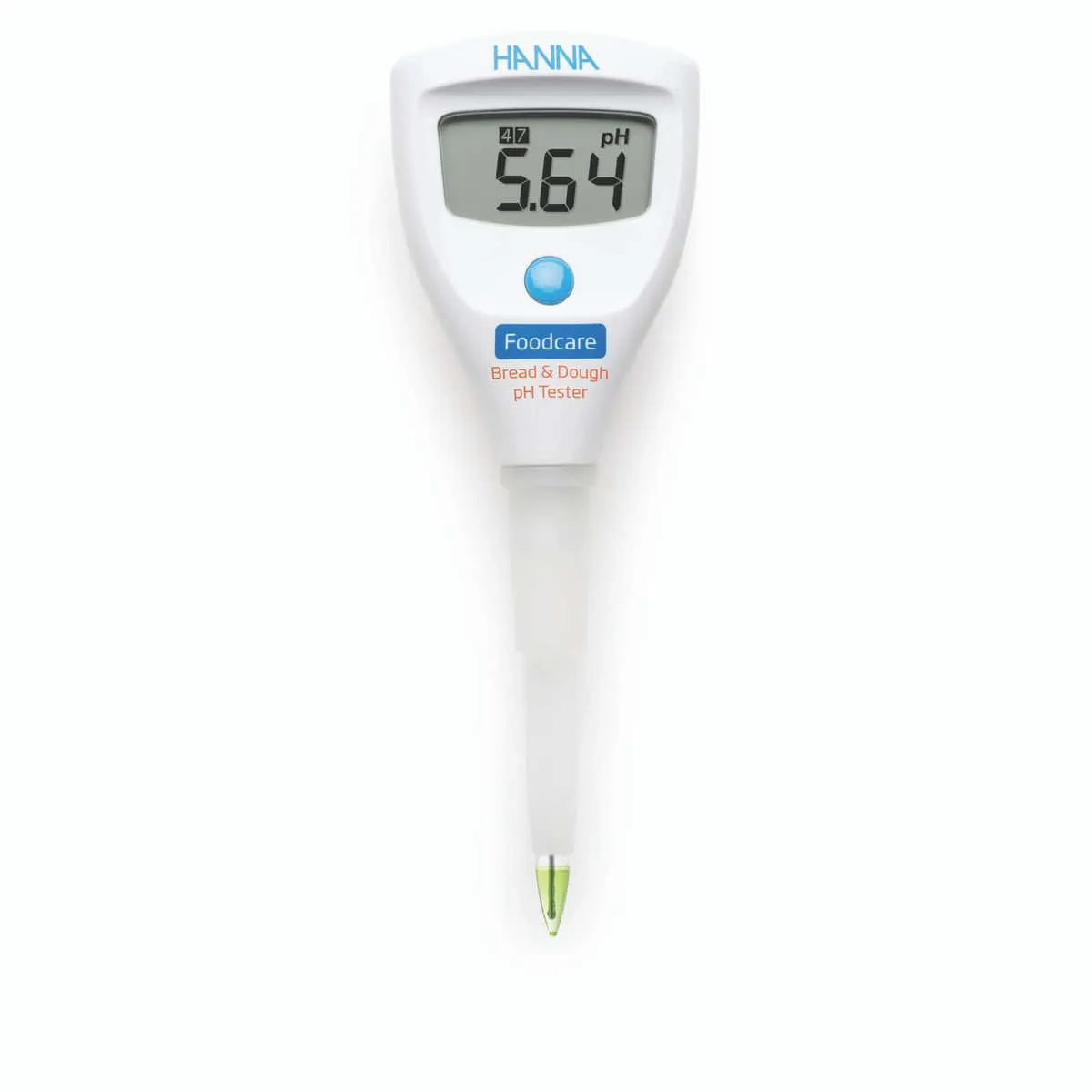 Hanna HI981038 - Tampak Depan Hanna HI981038 pengukur pH roti dengan elektroda kerucut untuk adonan padat