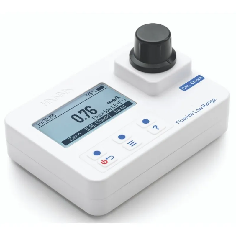 Hanna Instruments HI97729 - Tampak Produk Hanna Instruments HI97729 fotometer fluorida untuk pengukuran kadar fluorida dalam air