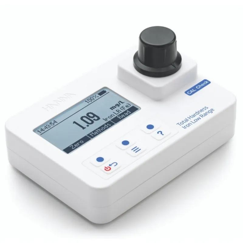 Hanna Instruments HI97741 - Tampak Produk Hanna Instruments HI97741 fotometer portabel pengukur kadar zat besi dan kesadahan total air