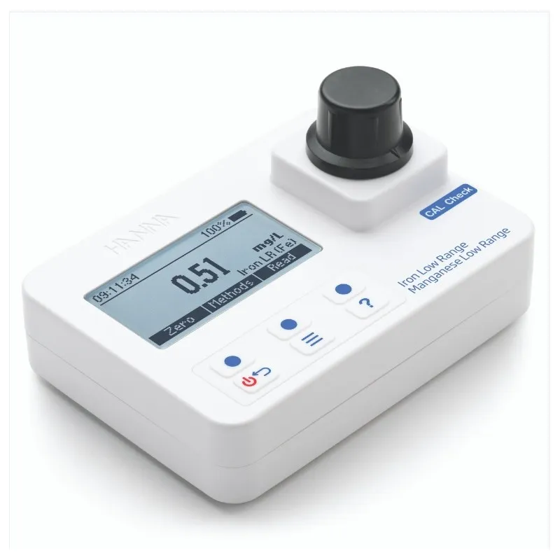 Hanna Instruments HI97742 - Tampak Produk Hanna Instruments HI97742 fotometer portabel untuk analisis kadar besi dan mangan
